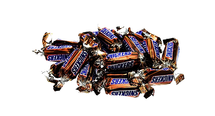 Cukierki Snicker miniaturki -czekoladki firmowe