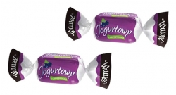 Cukierki jogurtowe z czarną porzeczką-słodkie upominki