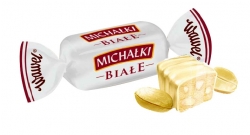 Michałki zamkowe w białej czekoladzie-słodkie upominki